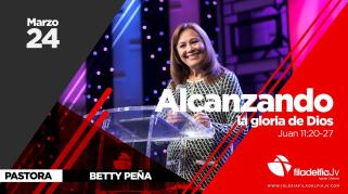 Embedded thumbnail for  Alcanzando la gloria de Dios - Pastora Betty Peña